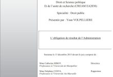 L’obligation de résultat de l’Administration