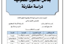 بدائل الدعوى العمومية دراسة مقارنة