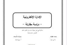 الإدارة الإلكترونية دراسة مقارنة