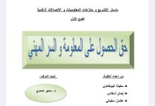حق الحصول على المعلومة و السر المهني