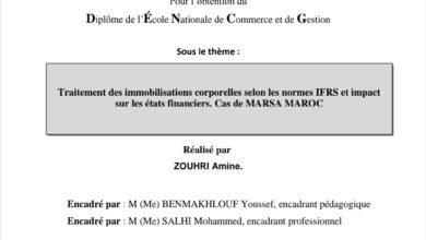 Traitement des immobilisations corporelles selon les normes IFRS et impactsur les états financiers