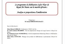 Le programme de fidélisation Safar Flyer de Royal Air Maroc sur le marché africain :  Analyse et propositions d’amélioration