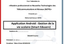 Application Android : Gestion de lavie scolaire (Smart Eduserv)