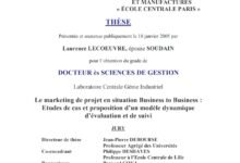 Le marketing de projet