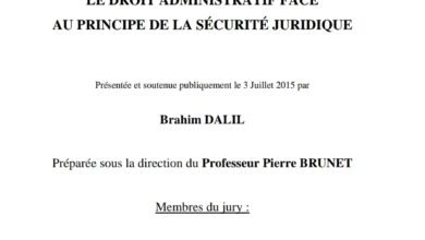 LE DROIT ADMINISTRATIF