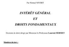 Intérêt général et droits fondamentaux