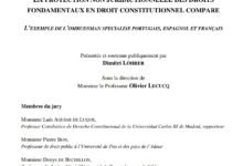 LA PROTECTION NON JURIDICTIONNELLE DES DROITS FONDAMENTAUX EN DROIT CONSTITUTIONNEL COMPARE