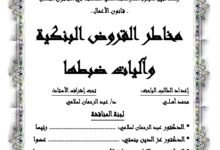 مخاطر القروض البنكية واليات ضبطها