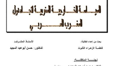 السياسة الخارجية المغربية تجاه دول المغرب العربي