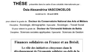 Finances solidaires en France et au Brésil